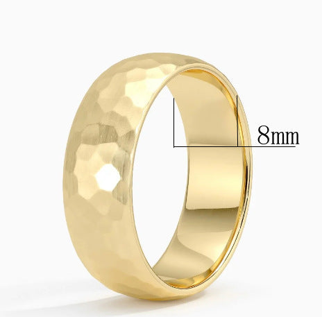 Anillo Texturizado Elric Core | Oro