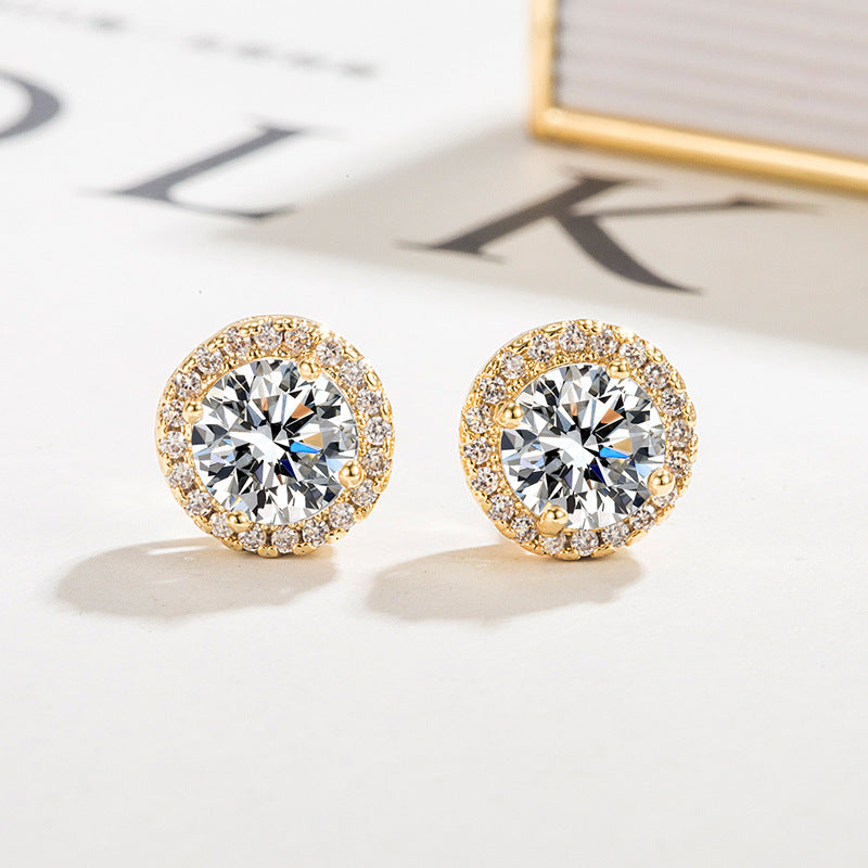 Aretes Brillo Solea | Oro