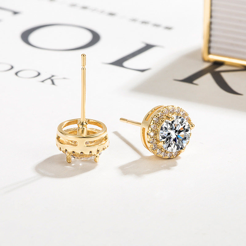 Aretes Brillo Solea | Oro