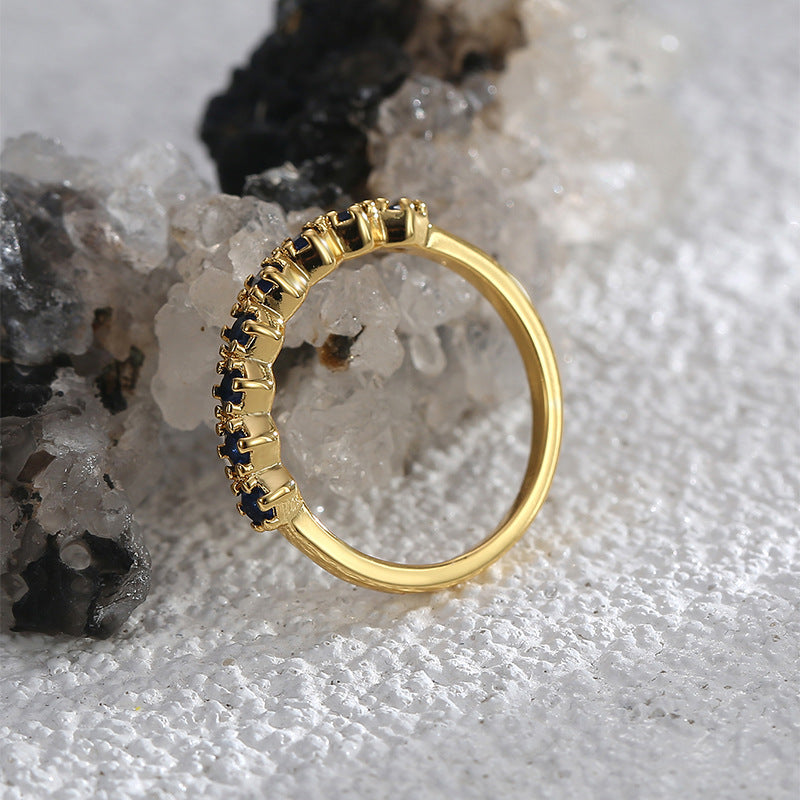 Anillo Sólido como Roca | Oro