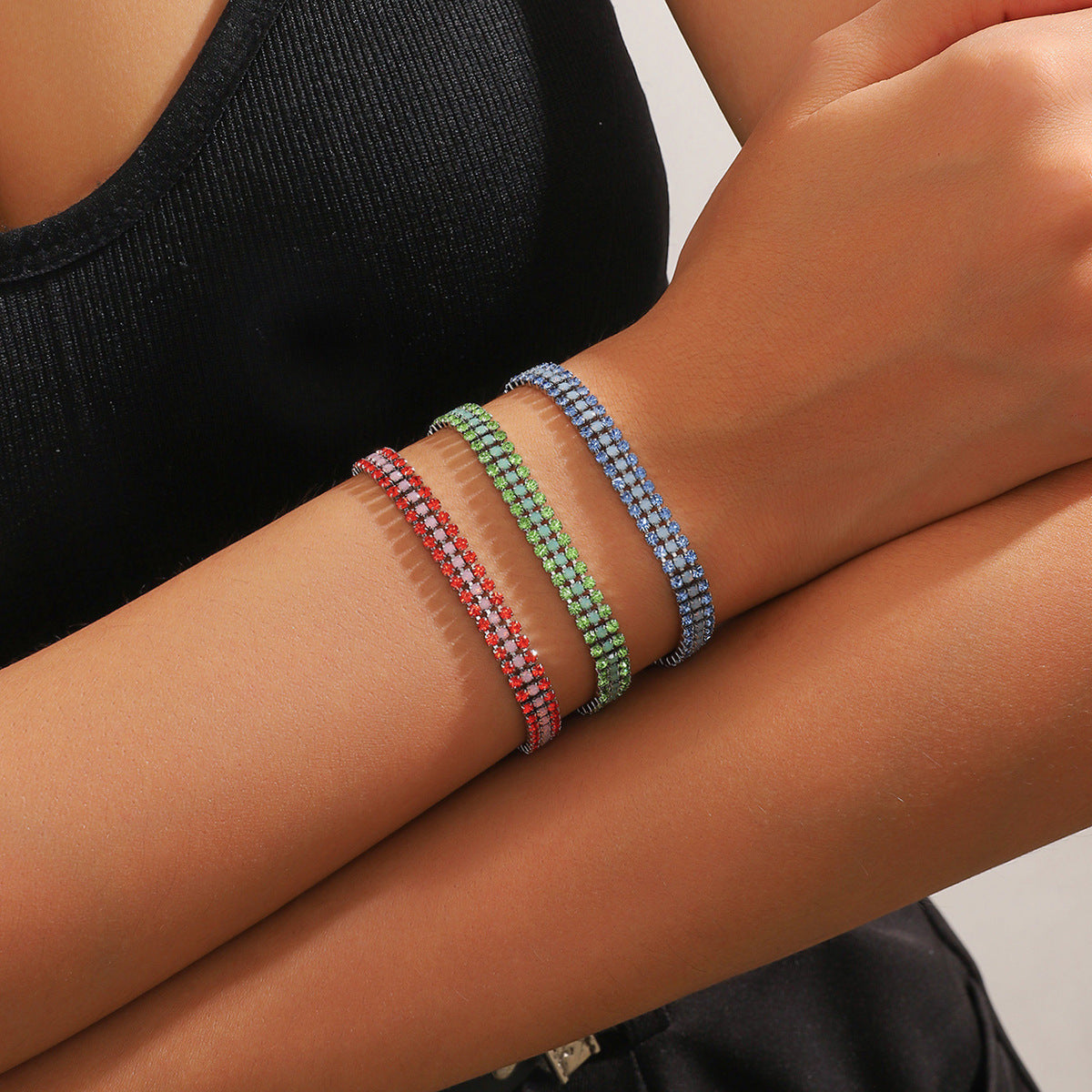 Pulsera Signature Shine | Oro blanco