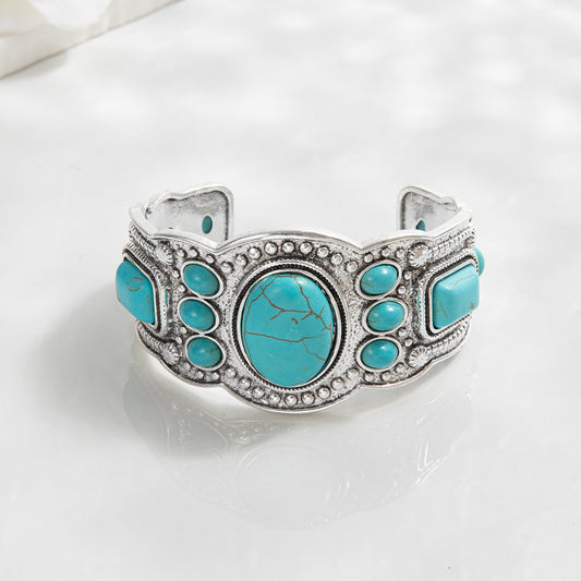 Brazalete Valencrest Sky | Oro blanco
