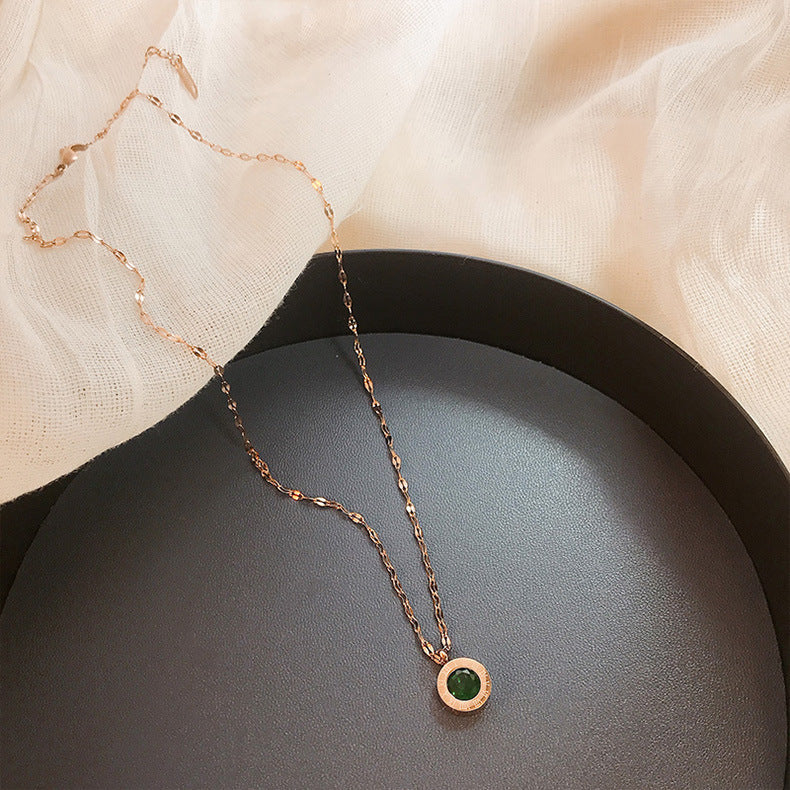 Collar Esmeralda Dial | Oro