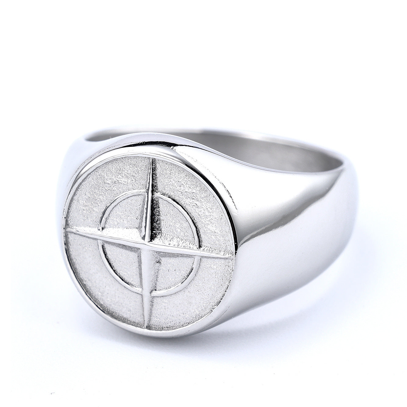 Anillo de Sello Clásico Brújula | Oro
