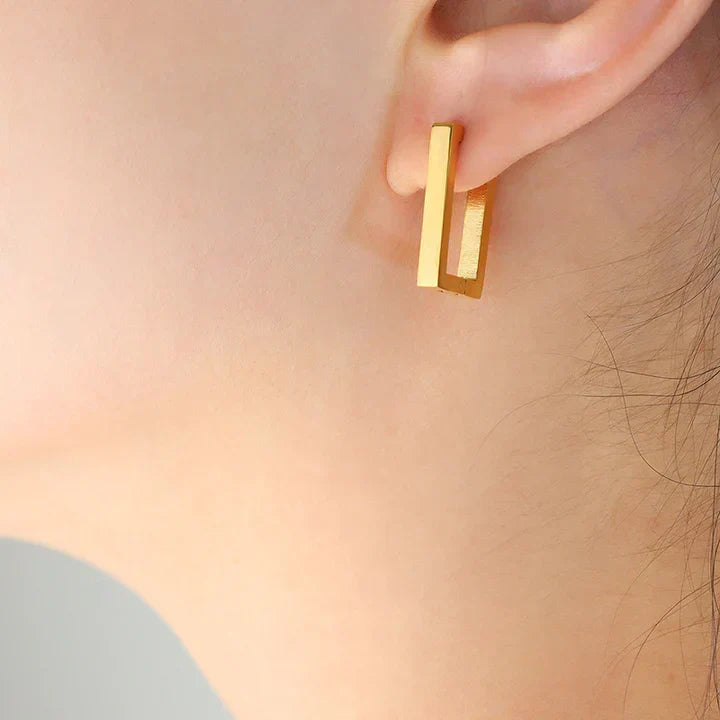 Aretes Terrafin Geometrica | Oro