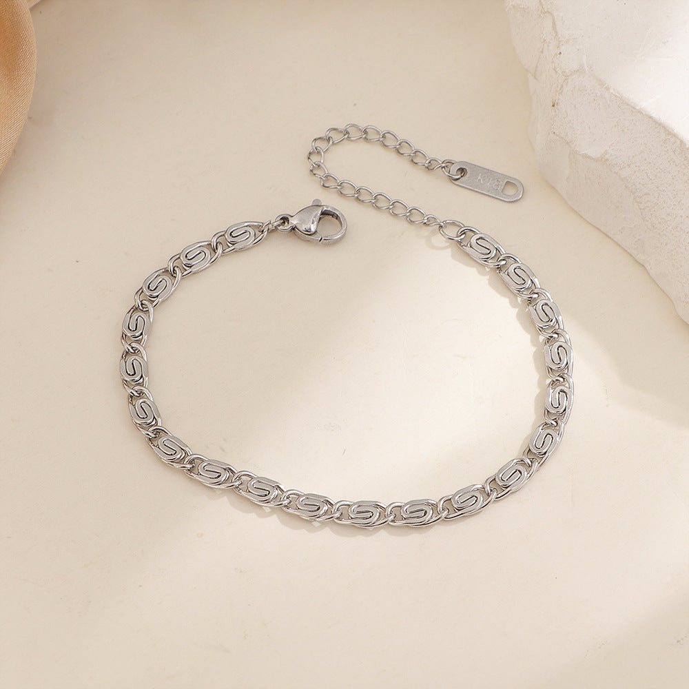 Pulsera de Cadena Nusa Woven | Oro