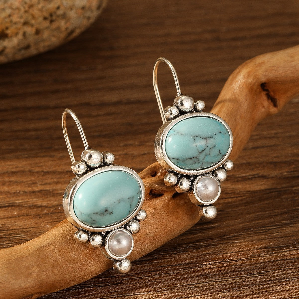 Aretes Briselle Shorelight | Oro blanco