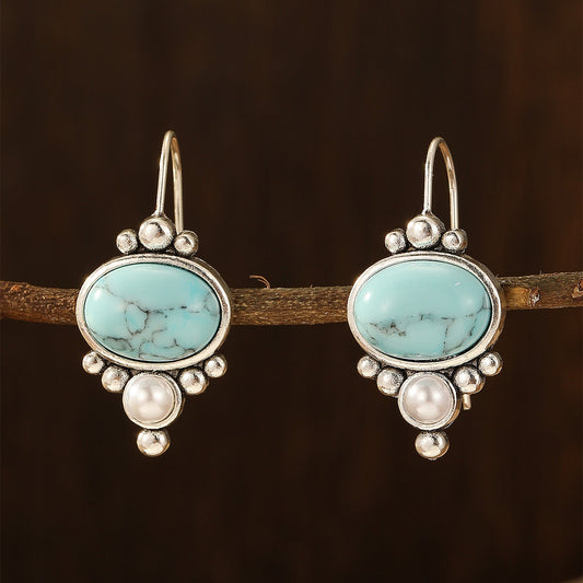 Aretes Briselle Shorelight | Oro blanco