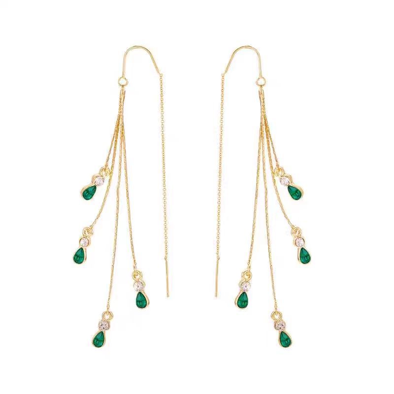 Aretes Calista Moreau Tassel | Oro
