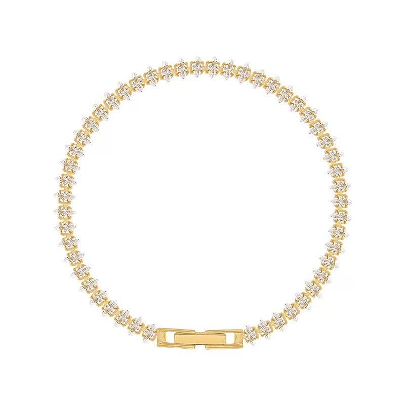 Pulsera Tennis Vionelle Marquise | Oro