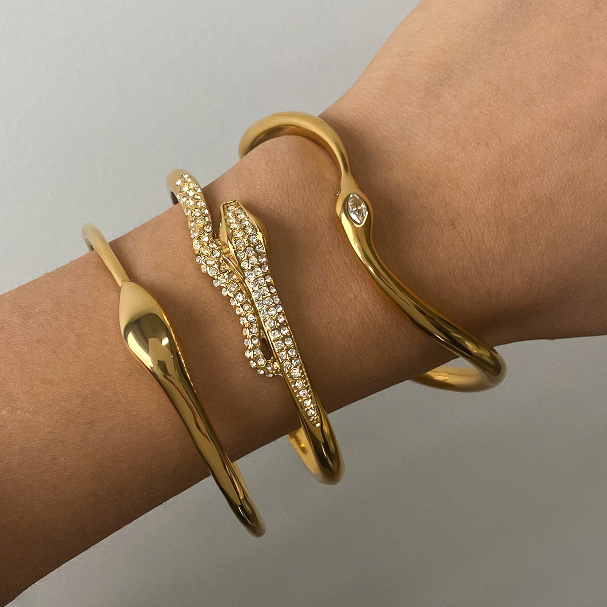 Set de Pulseras Cassian Veyne | Oro