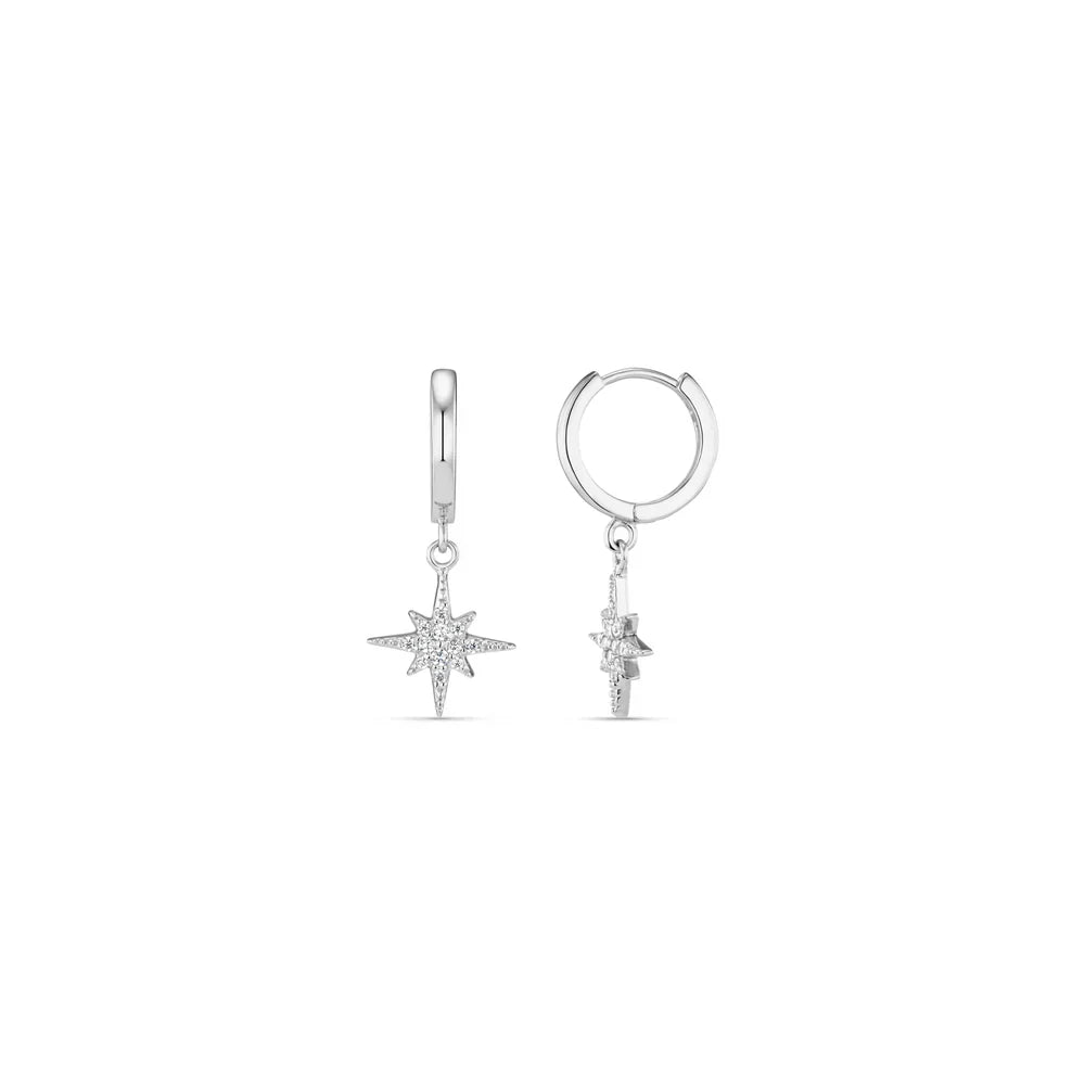 Aretes Vudu | Oro blanco