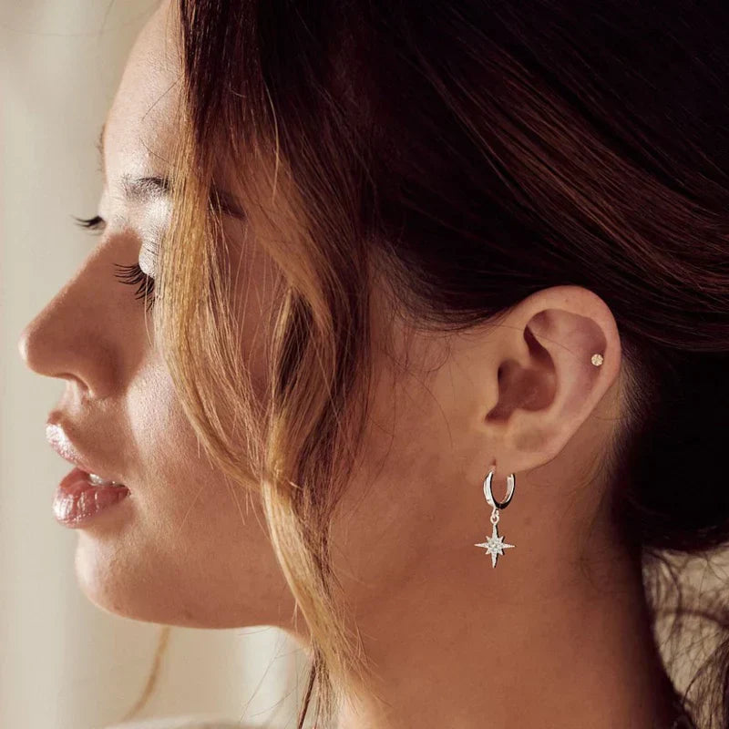 Aretes Vudu | Oro blanco