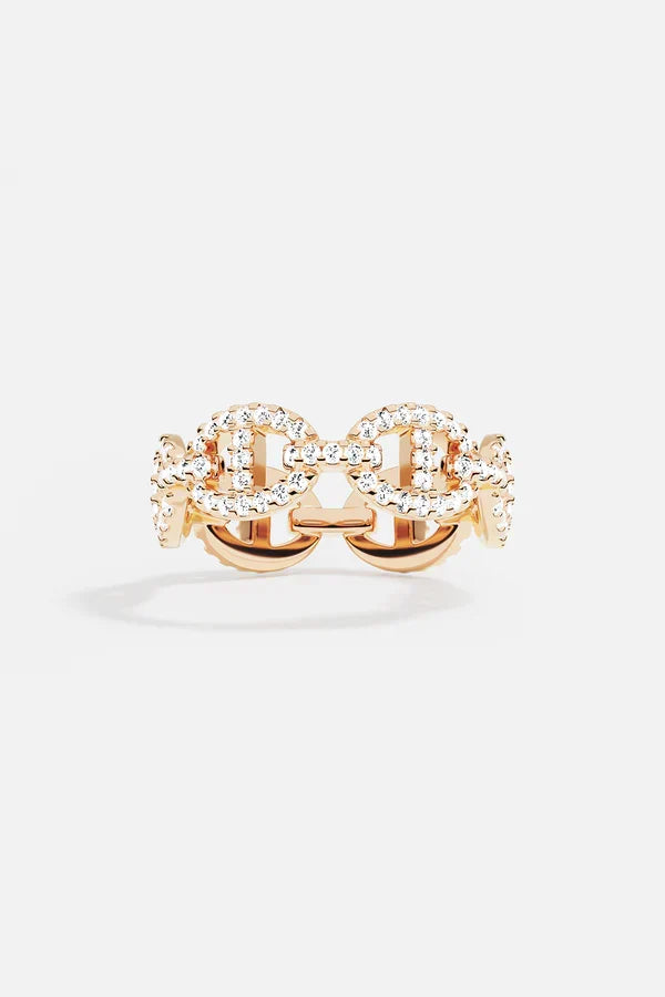 Anillo Isla Marina | Oro blanco