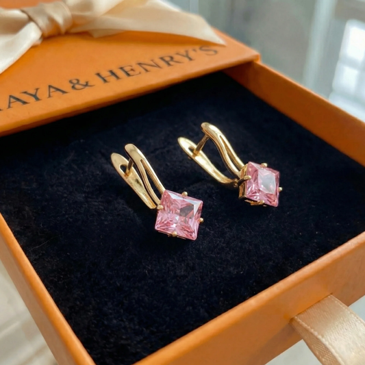Aretes Rosaluxe Crownlight | Oro rosa