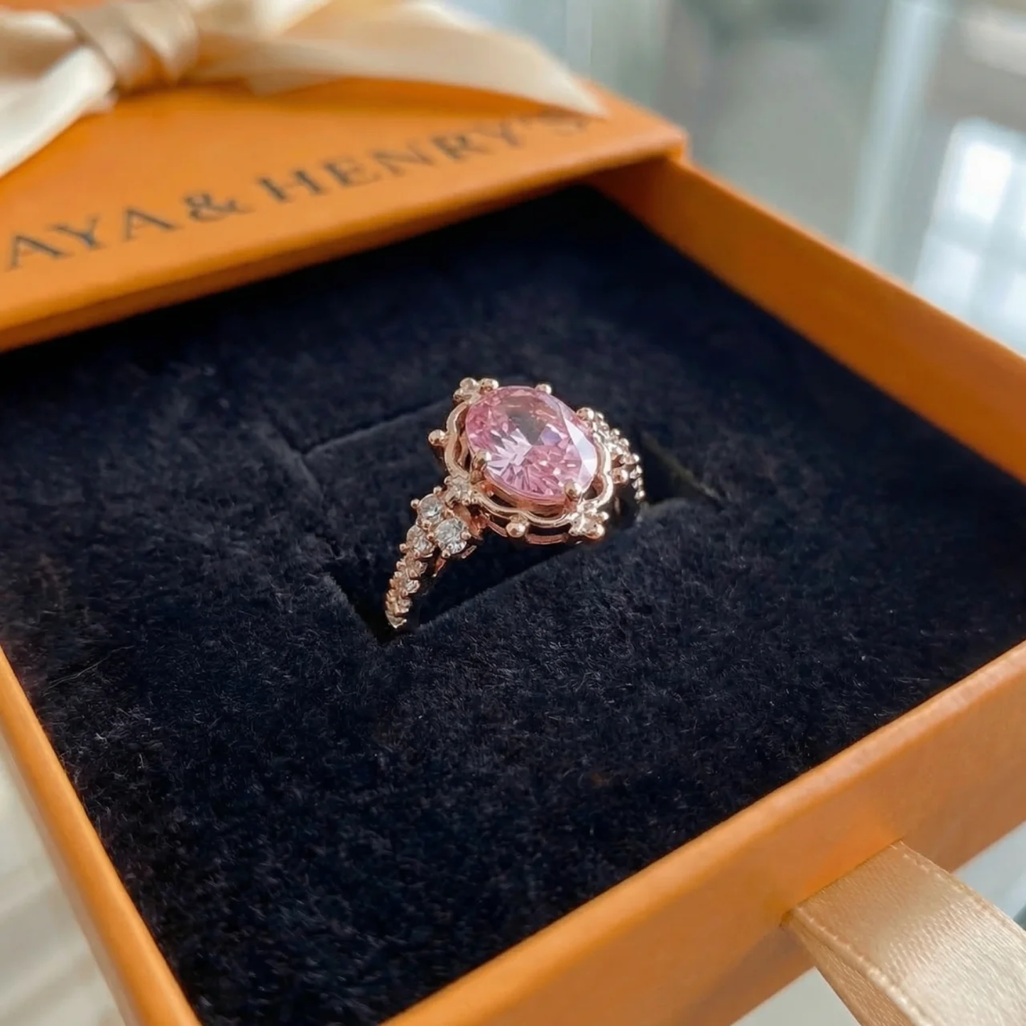 Anillo Rosavelyn Tiara | Oro rosa