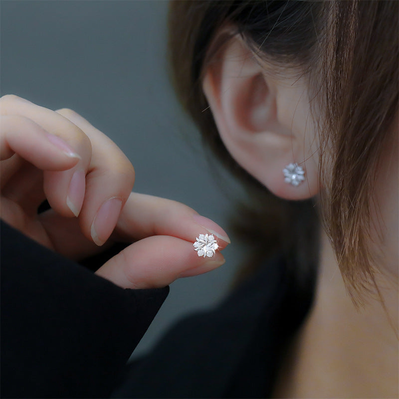 Aretes Camille | Oro blanco