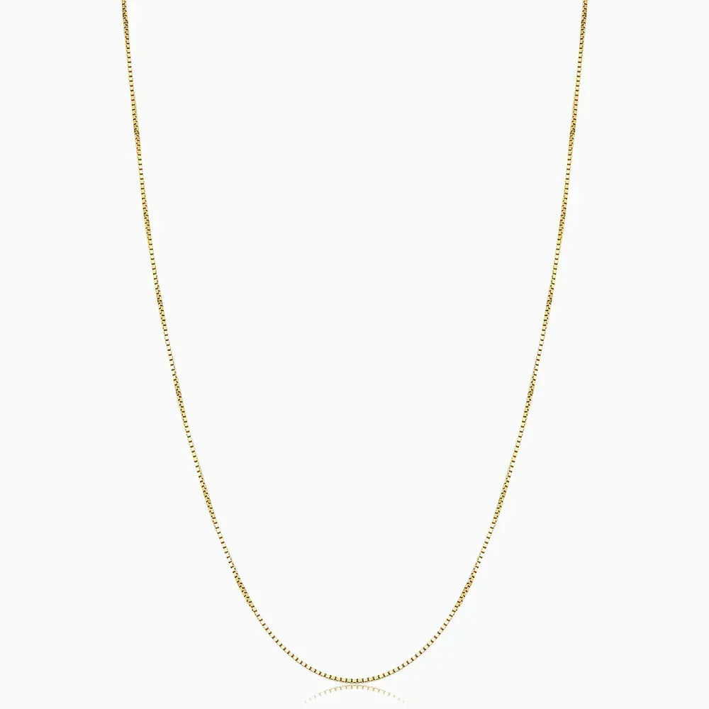 Collar Bodega Box | Oro blanco