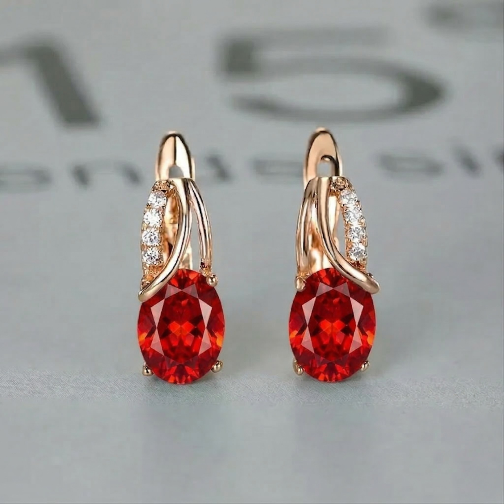 Aretes Veressa Ruberine | Oro
