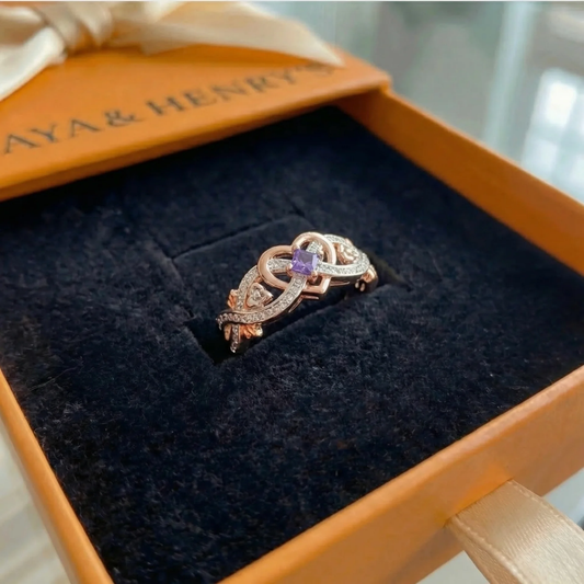 Anillo Oro Plata Violetheart | Oro mixto