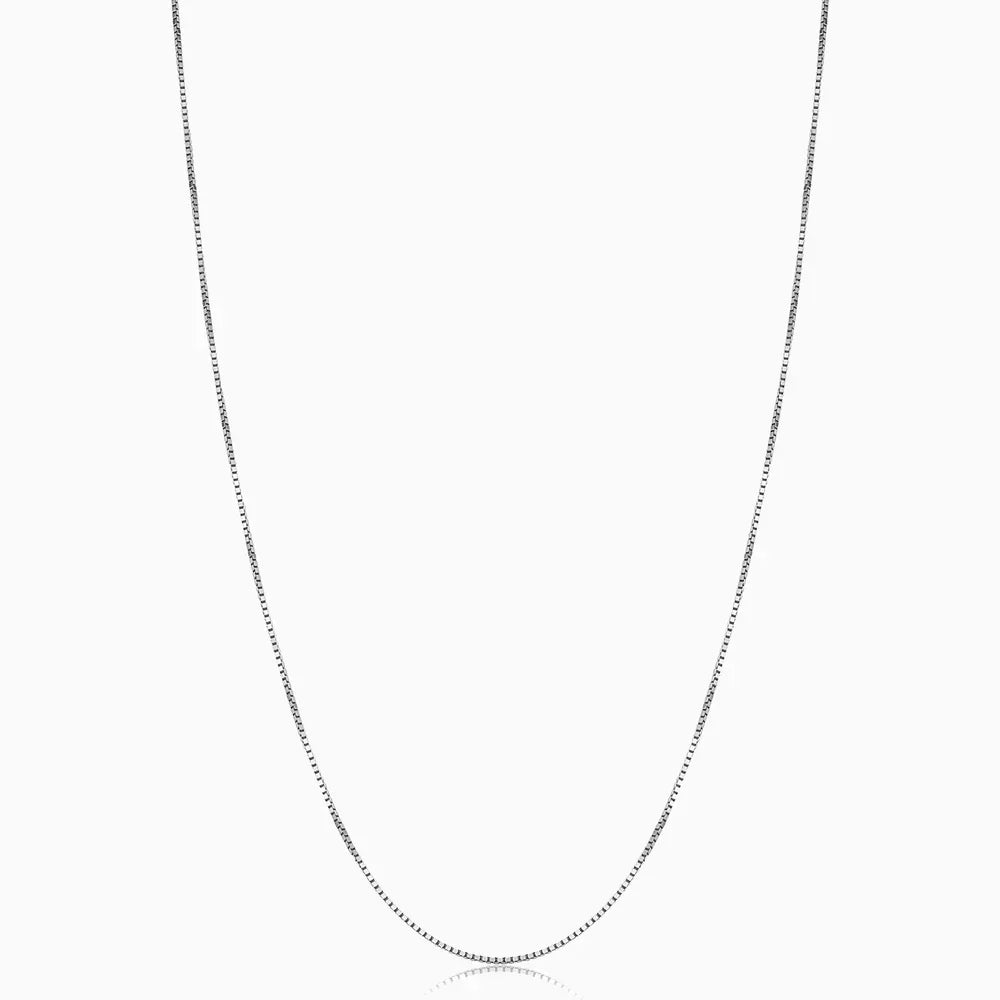 Collar Bodega Box | Oro blanco