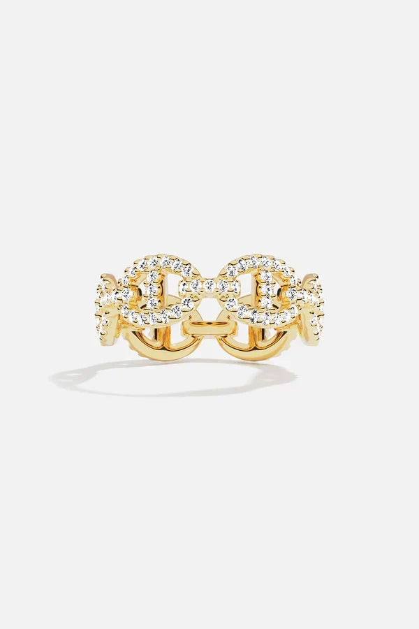 Anillo Isla Marina | Oro blanco
