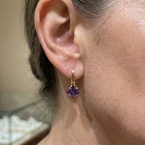 Aretes Zephira Crownlight | Oro rosa