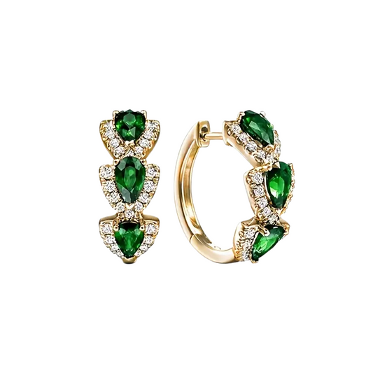 Aretes Sylvarra Jadelisse | Oro