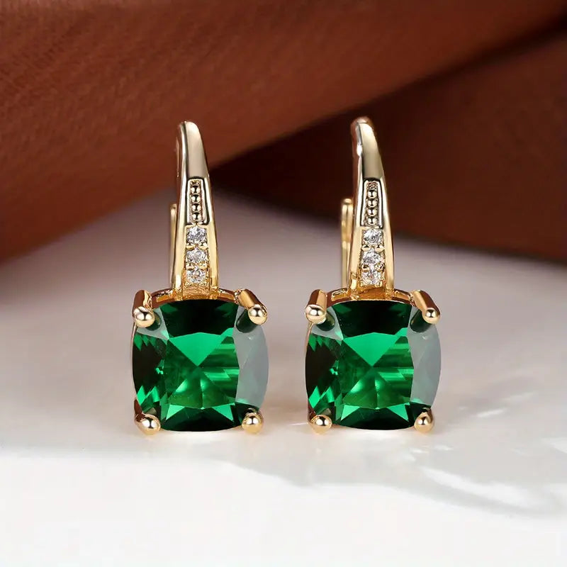 Aretes de Aro Místico de Piedra Zafiro | Oro