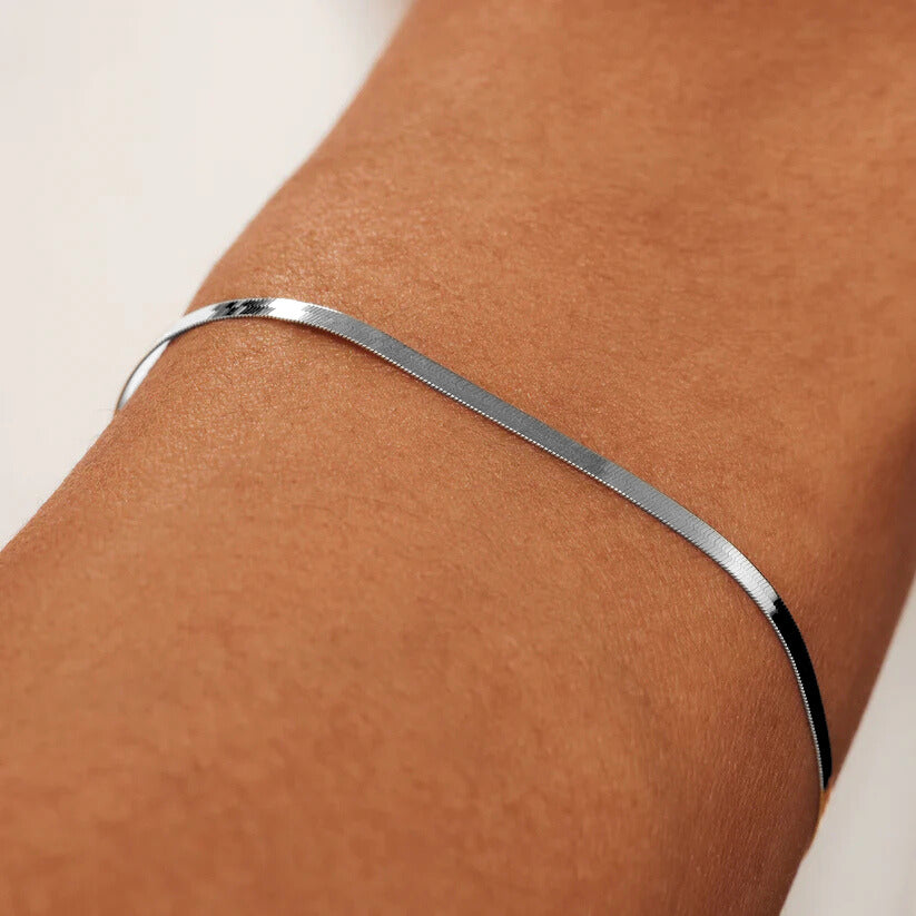 Pulsera Soleil Serpent | Oro blanco