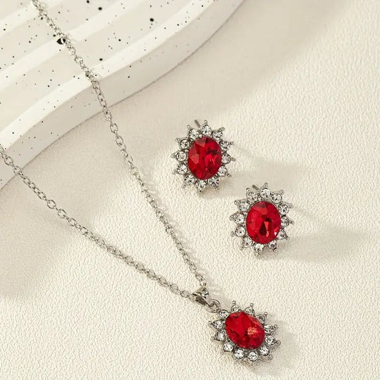 Set de Joyas Katya Ruberyn | Oro blanco