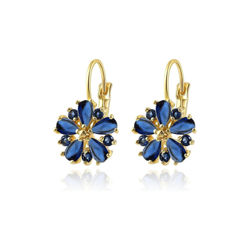 Aretes de Flor Calina | Oro