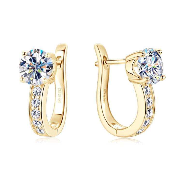 Aretes Huggie de Canal | Oro