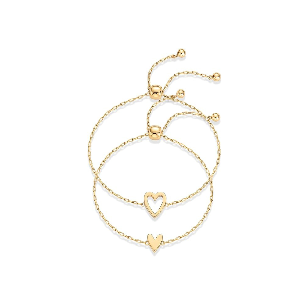 Pulseras Corazón Radiante | Oro