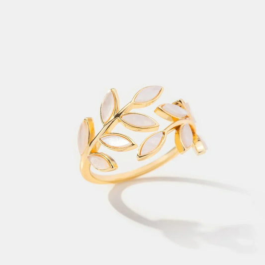 Anillo Abierto de Hoja Neraya Delicate | Oro