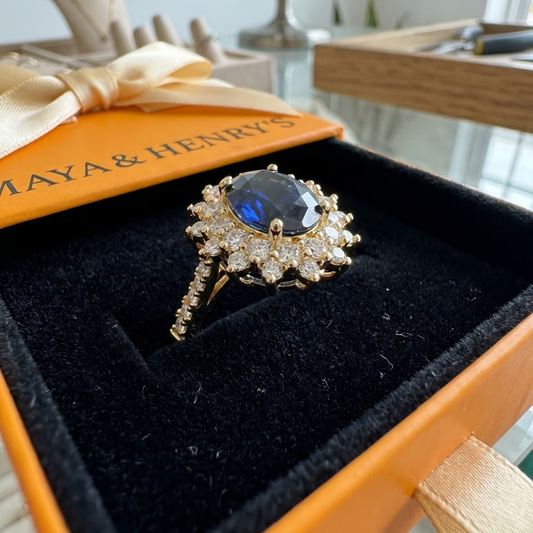 Anillo Vionne Saphirae | Oro