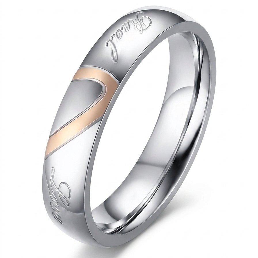 Anillo Eterno de Pareja | Oro blanco