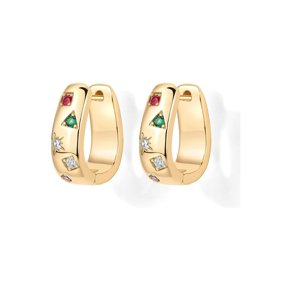 Aros Ola de Color | Oro