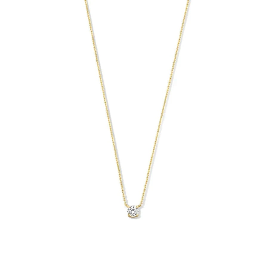 Collar de Piedra Cléa | Oro blanco