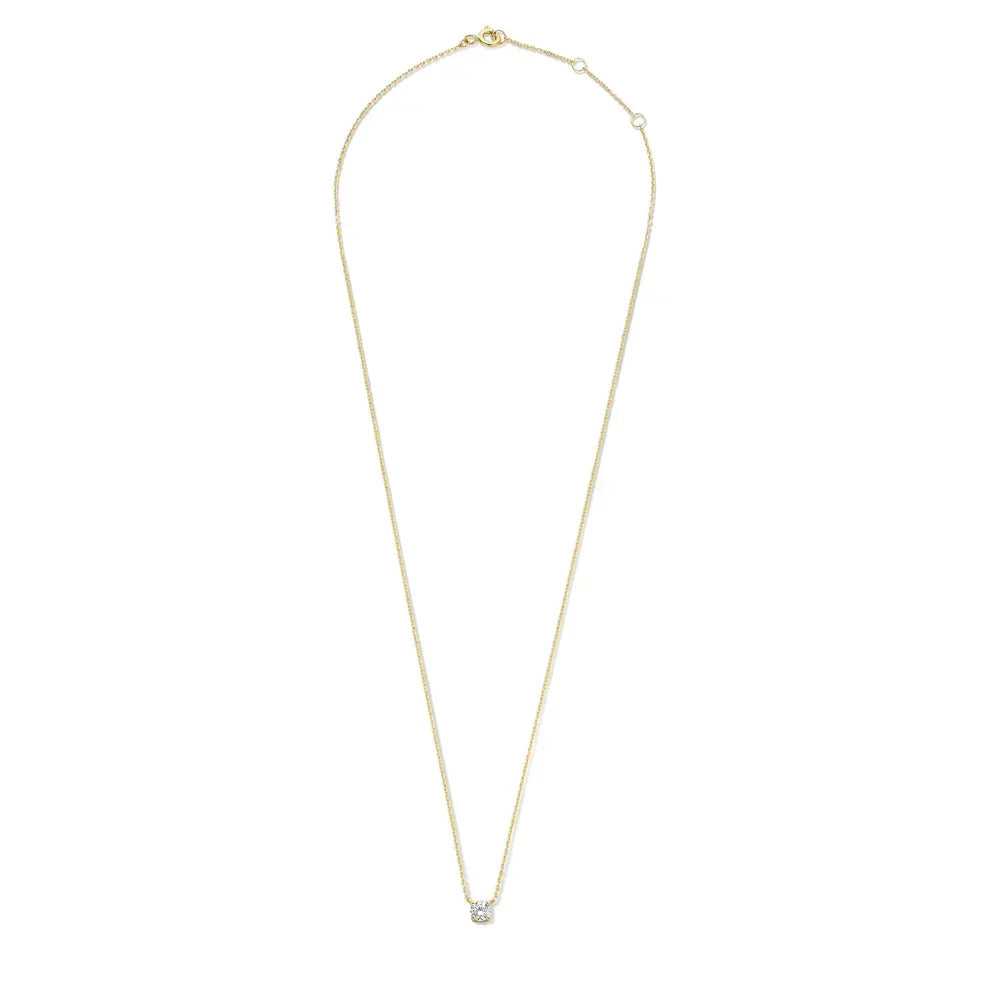 Collar con Piedra de Moissanita Cléa | Oro