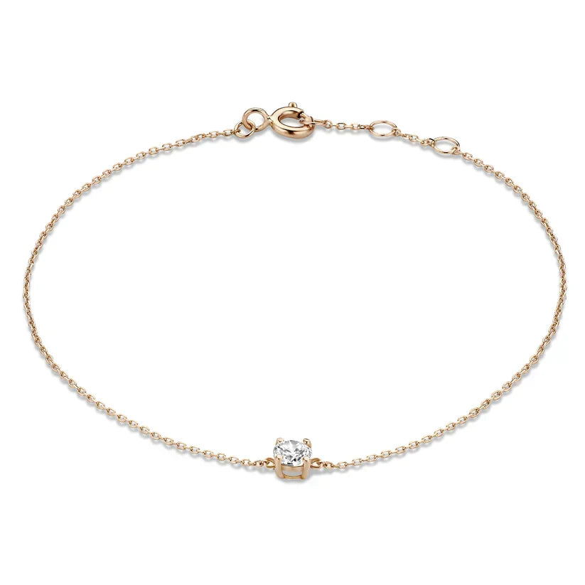 Pulsera de Piedra Cléa | Oro blanco
