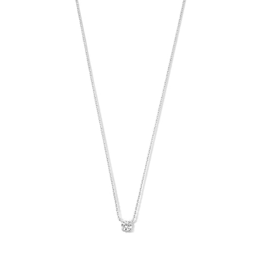 Collar de Piedra Cléa | Oro blanco