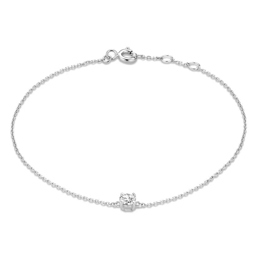 Pulsera de Piedra Cléa | Oro blanco