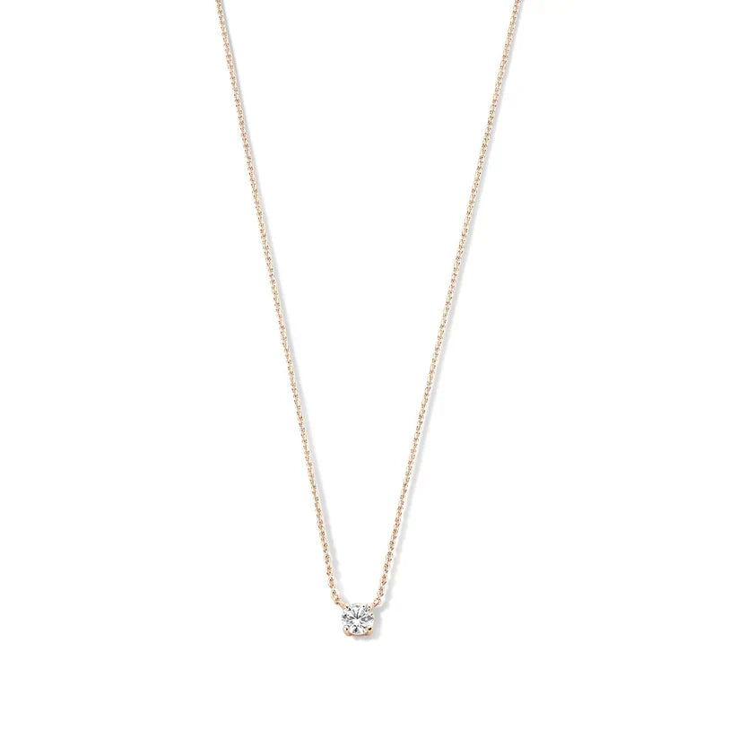 Collar con Piedra de Moissanita Cléa | Oro
