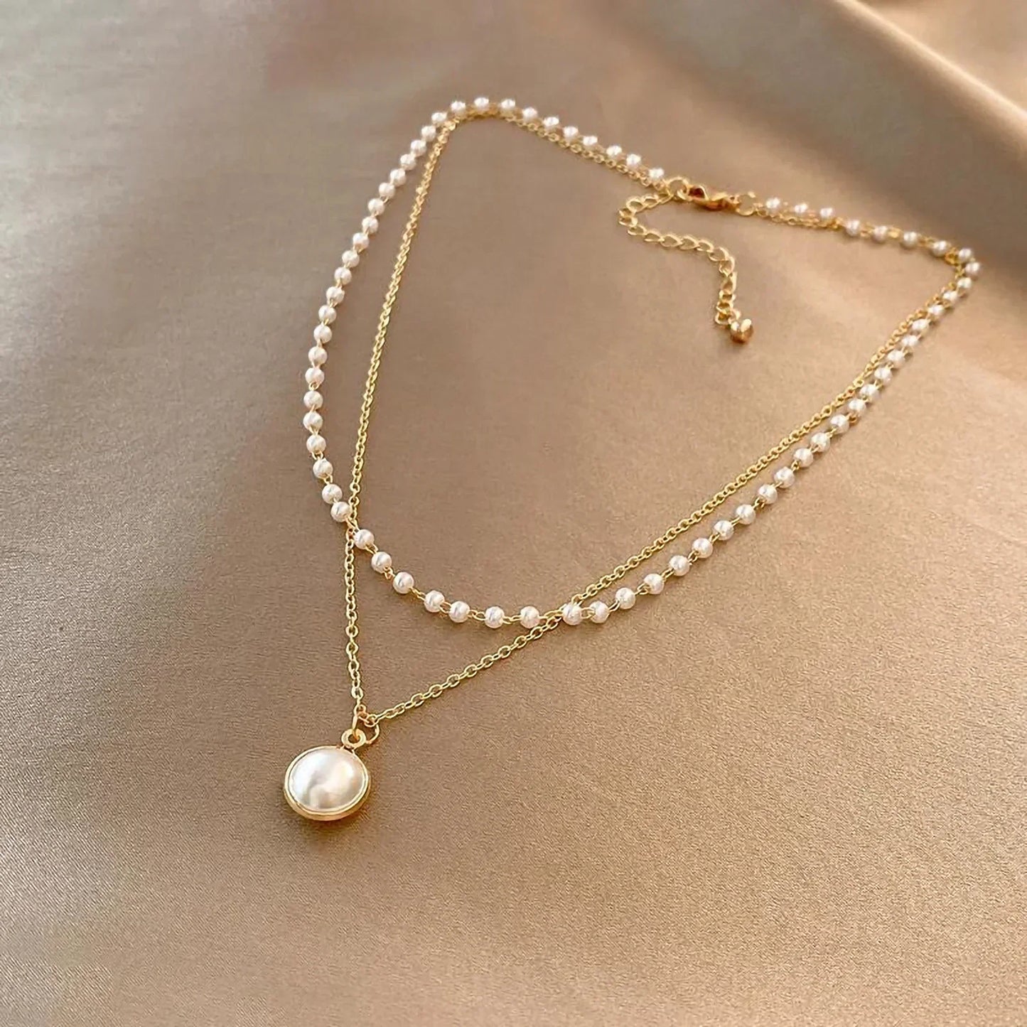 Collar Atemporal de Perla | Oro