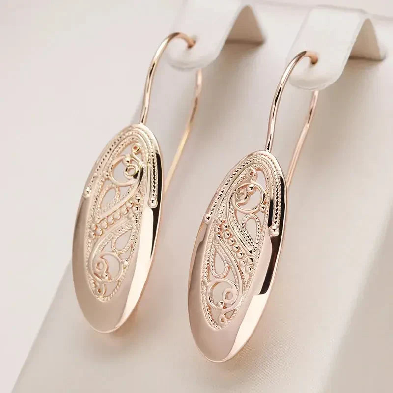 Aretes Colgantes Oro Opengleam | Oro