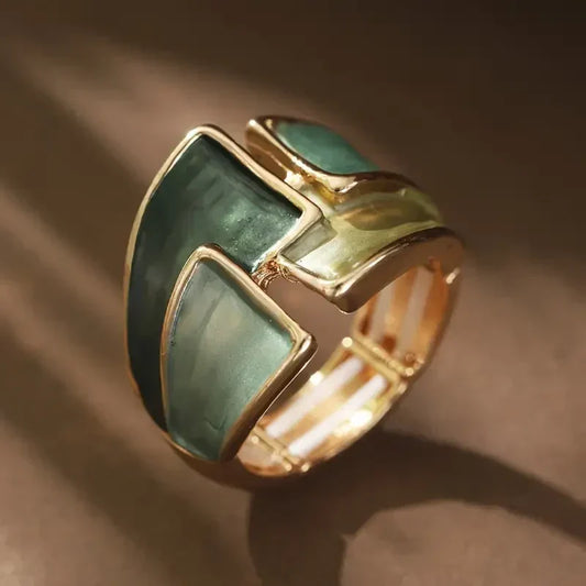Anillo Dorado Leafshine | Oro