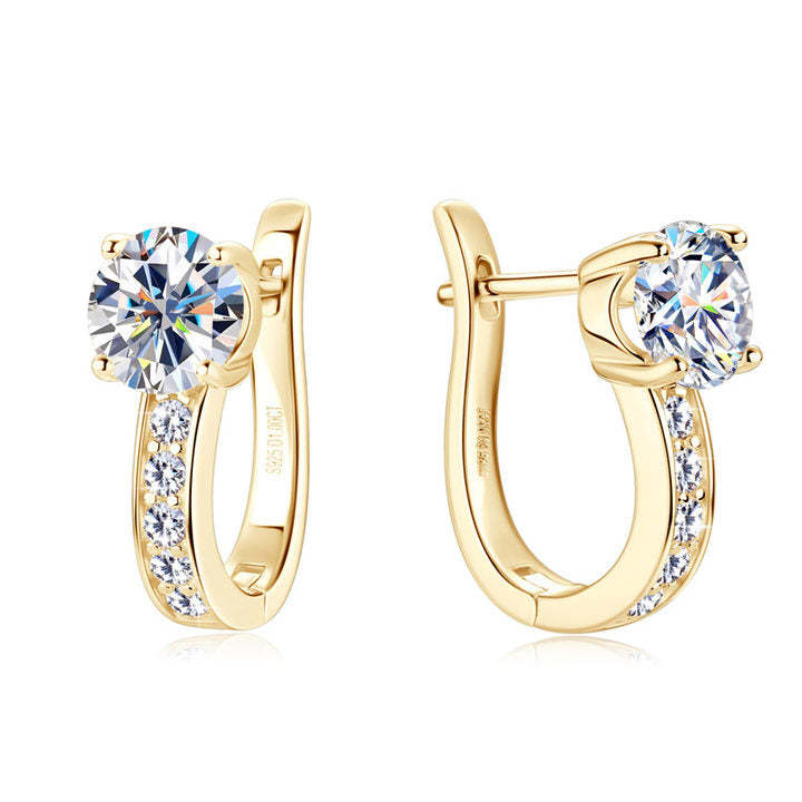 Aretes Huggie de Canal | Oro