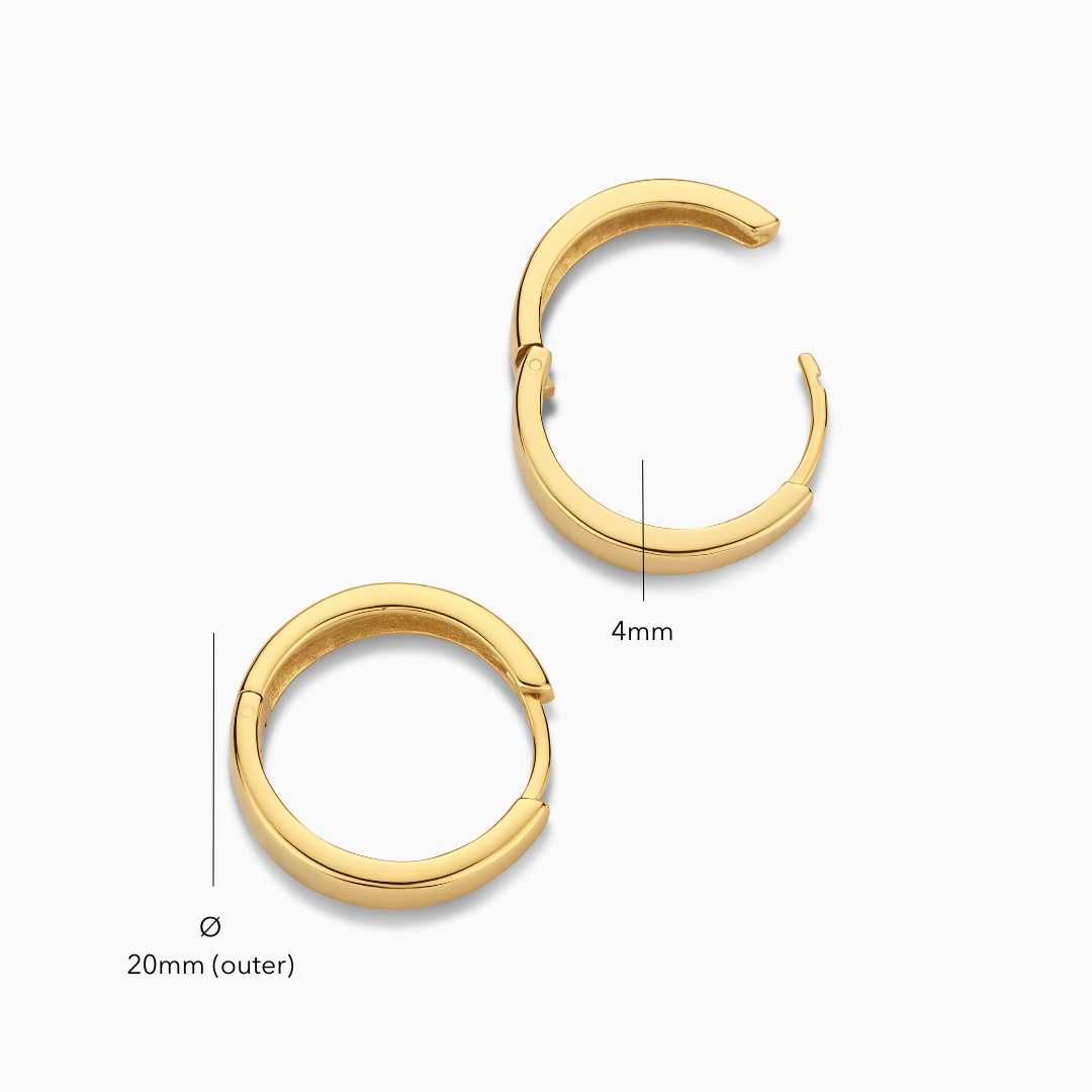 Aros Gia | Oro blanco