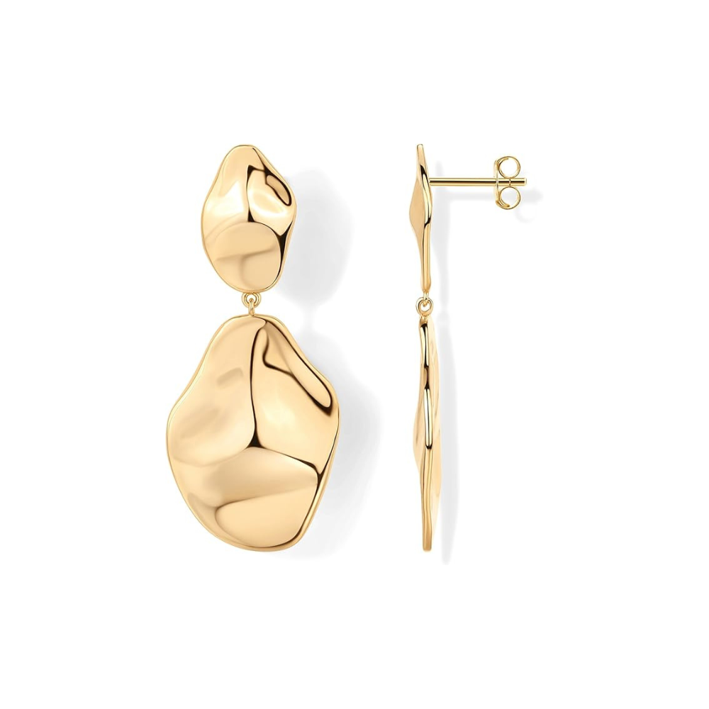 Aretes de Onda | Oro
